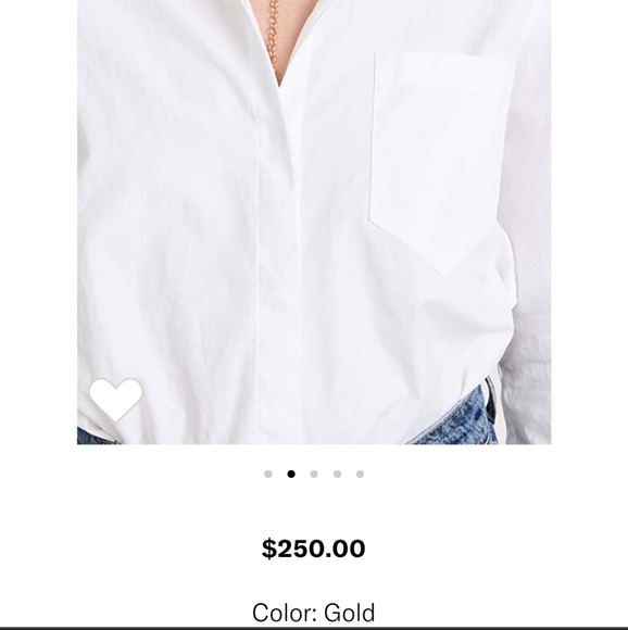 SALE Nwot Maison Irem "Emily" Necklace, Mixed Chain 18k Flash Finish Yellow Gold - Picture 6 of 6